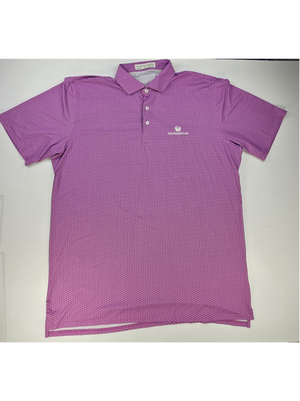 Holderness & Bourne Polo Mens XL Purple The Phoenician Golf Tailored Fit